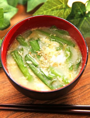 【5分で簡単!】ニラ玉中華スープ【インスタ映えレシピ】